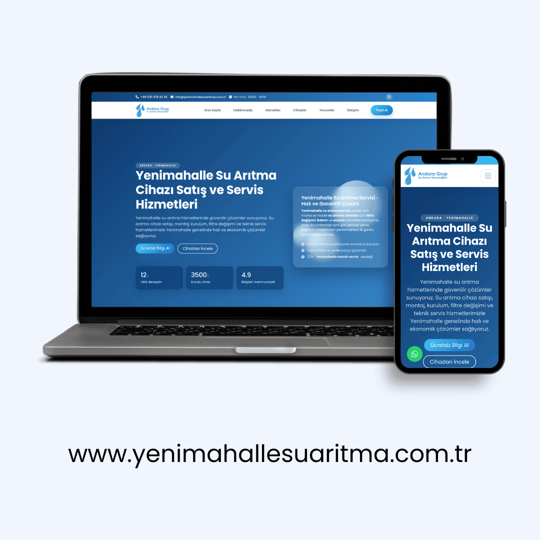 Referans - Yenimahalle Su Arıtma